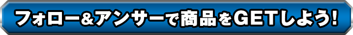 フォロー＆アンサーで商品をGETしよう