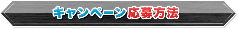 キャンペーン応募方法